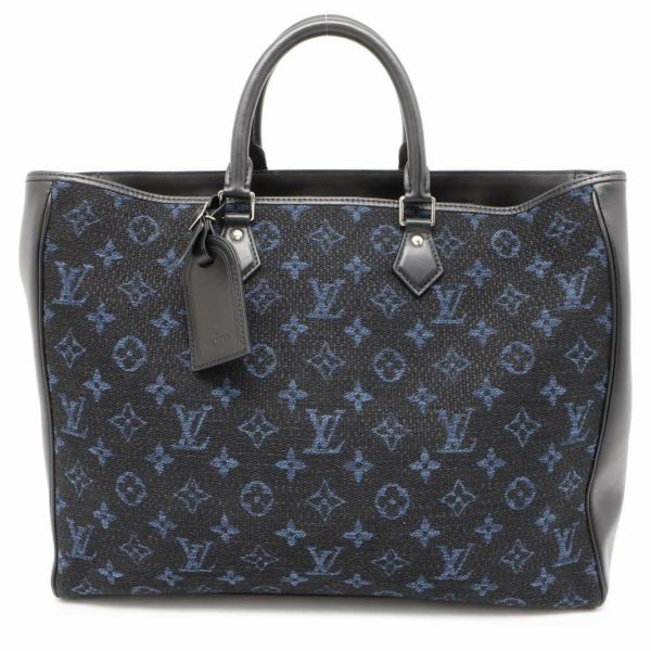 ルイヴィトン トートバッグ モノグラム・ジャカード グラン・サック M55203 LOUIS VUITTON 黒 ブラック