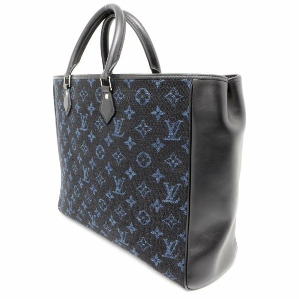 ルイヴィトン トートバッグ モノグラム・ジャカード グラン・サック M55203 LOUIS VUITTON 黒 ブラック