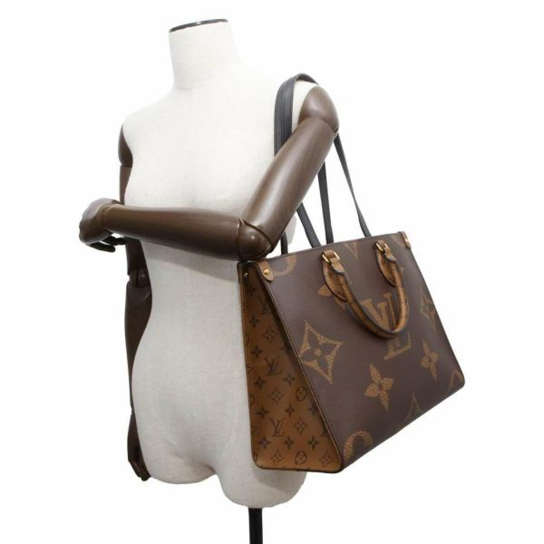 ルイヴィトン トートバッグ モノグラム・リバース ジャイアント オンザゴーMM M45321 LOUIS VUITTON ハンドバッグ