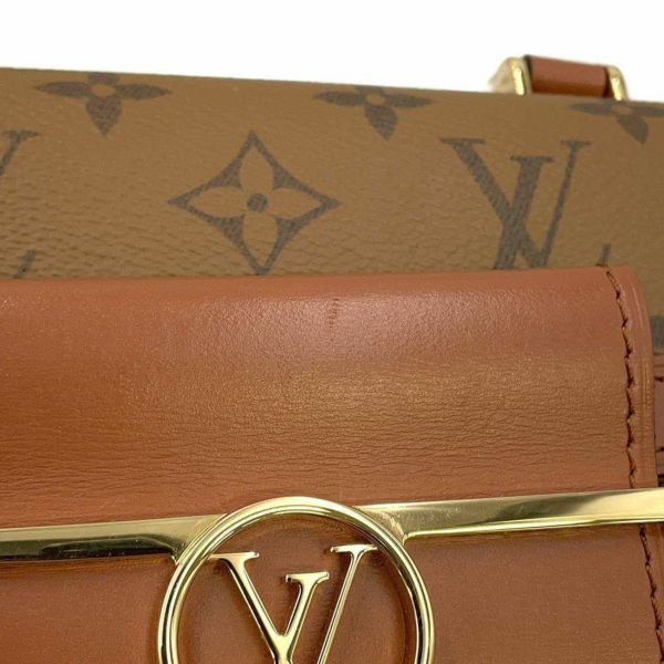 ルイヴィトン ハンドバッグ モノグラム・リバース ドーフィーヌ キャピタル M46751 LOUIS VUITTON 2way 黒 ブラック