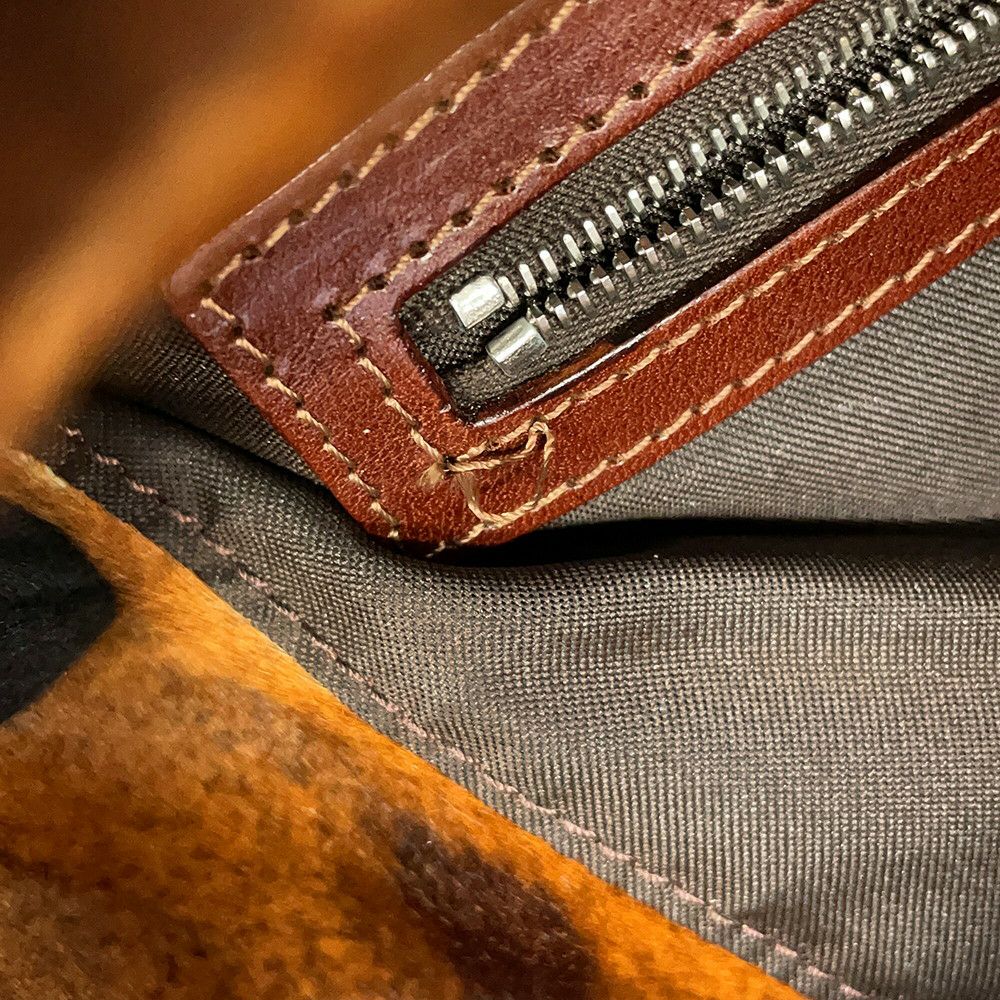 フェンディ ショルダーバッグ マンマバケット ハラコ レザー 2376 FENDI ワンショルダーバッグ