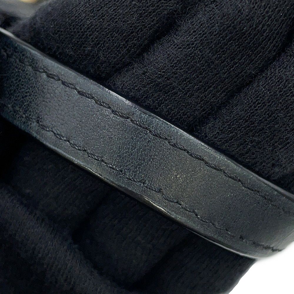 シャネル ハンドバッグ ココマーク マトラッセ レザー CHANEL 2way 黒