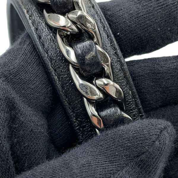 シャネル チェーンショルダーバッグ CHANEL19 ココマーク マトラッセ ラムスキン AP0945 CHANEL 黒