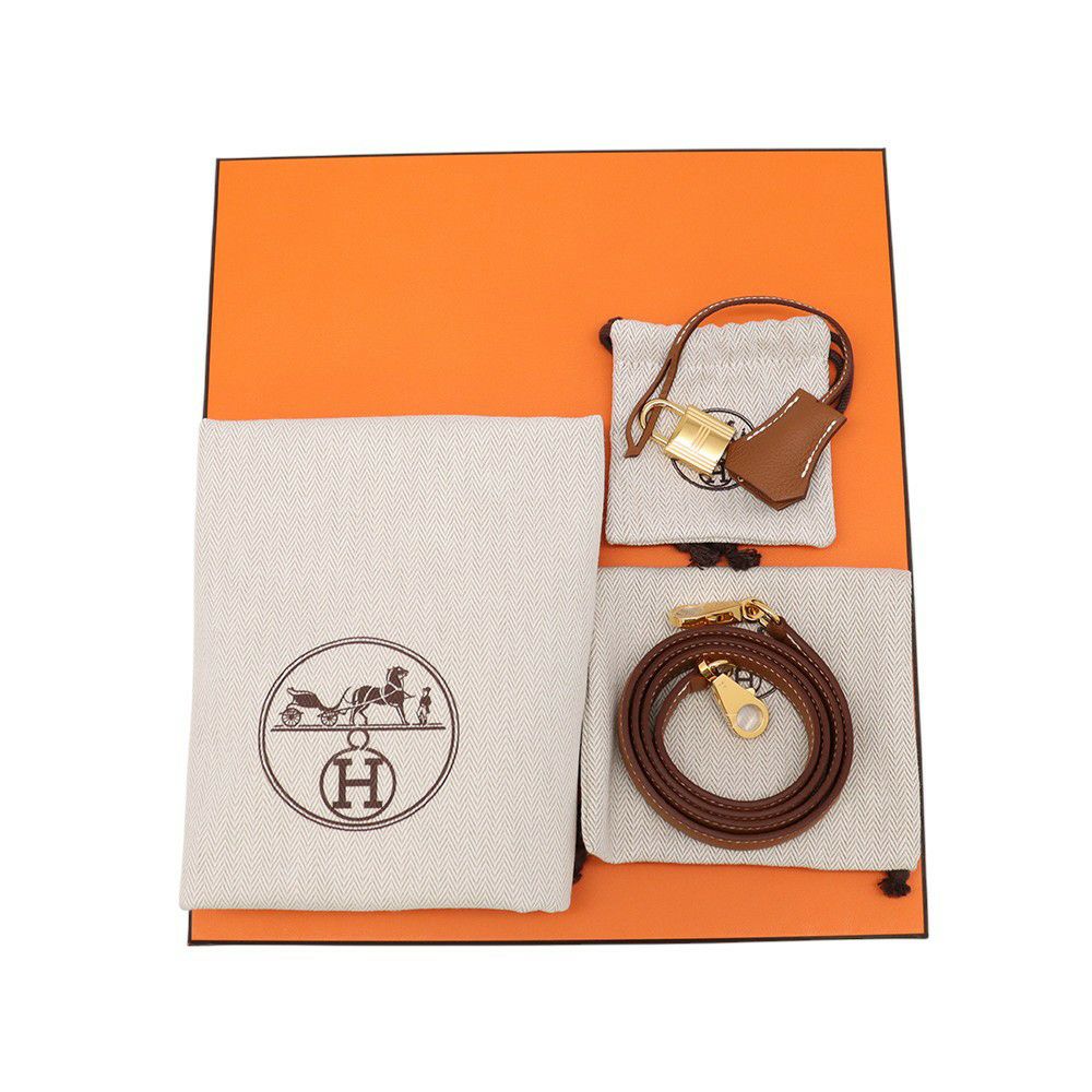 エルメス ハンドバッグ ケリー25 内縫い ゴールド/ゴールド金具 トゴ K刻印 2wayショルダー