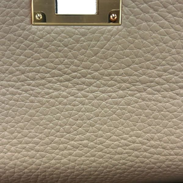 エルメス ハンドバッグ ケリー28 内縫い トレンチ/ゴールド金具 トゴ Z刻印 2wayショルダー