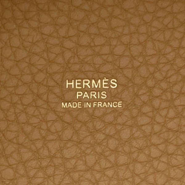 エルメス ハンドバッグ ピコタンロックPM ビスキュイ/ゴールド金具 トリヨンクレマンス B刻印