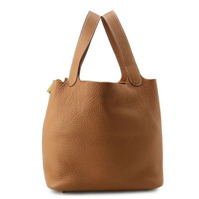 エルメス ハンドバッグ ピコタンロックMM ルージュアッシュ/ゴールド