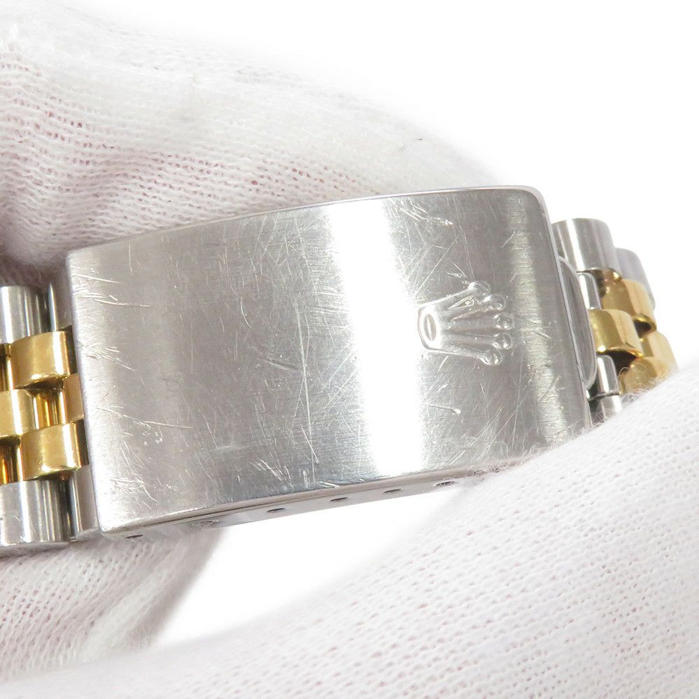 ロレックス デイトジャスト W番 SS/K18イエローゴールド 16233 ROLEX 腕時計 シャンパン文字盤