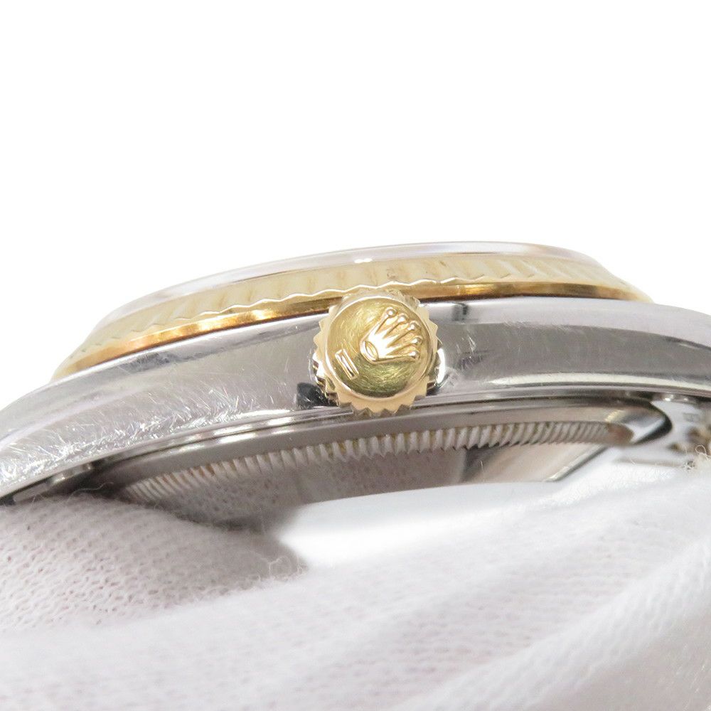 ロレックス デイトジャスト W番 SS/K18イエローゴールド 16233 ROLEX 腕時計 シャンパン文字盤