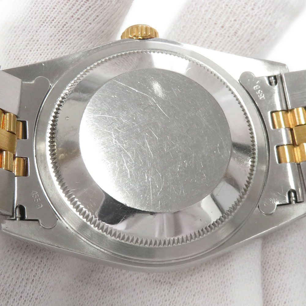 ロレックス デイトジャスト W番 SS/K18イエローゴールド 16233 ROLEX 腕時計 シャンパン文字盤