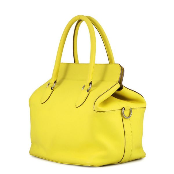 エルメス ハンドバッグ ツールボックス26 ライム/シルバー金具 スイフト □Q刻印 HERMES 2wayショルダー