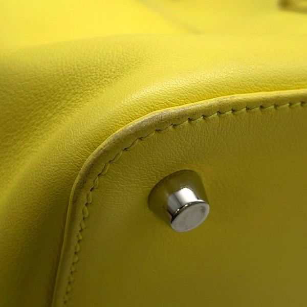 エルメス ハンドバッグ ツールボックス26 ライム/シルバー金具 スイフト □Q刻印 HERMES 2wayショルダー