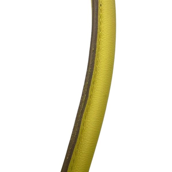 エルメス ハンドバッグ ツールボックス26 ライム/シルバー金具 スイフト □Q刻印 HERMES 2wayショルダー