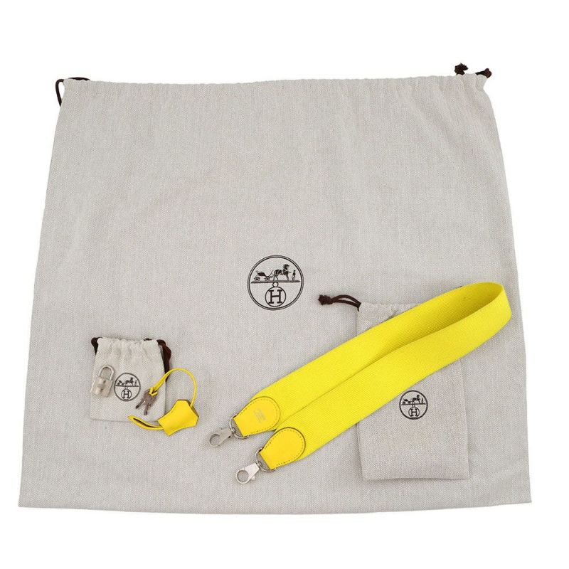 エルメス ハンドバッグ ツールボックス26 ライム/シルバー金具 スイフト □Q刻印 HERMES 2wayショルダー