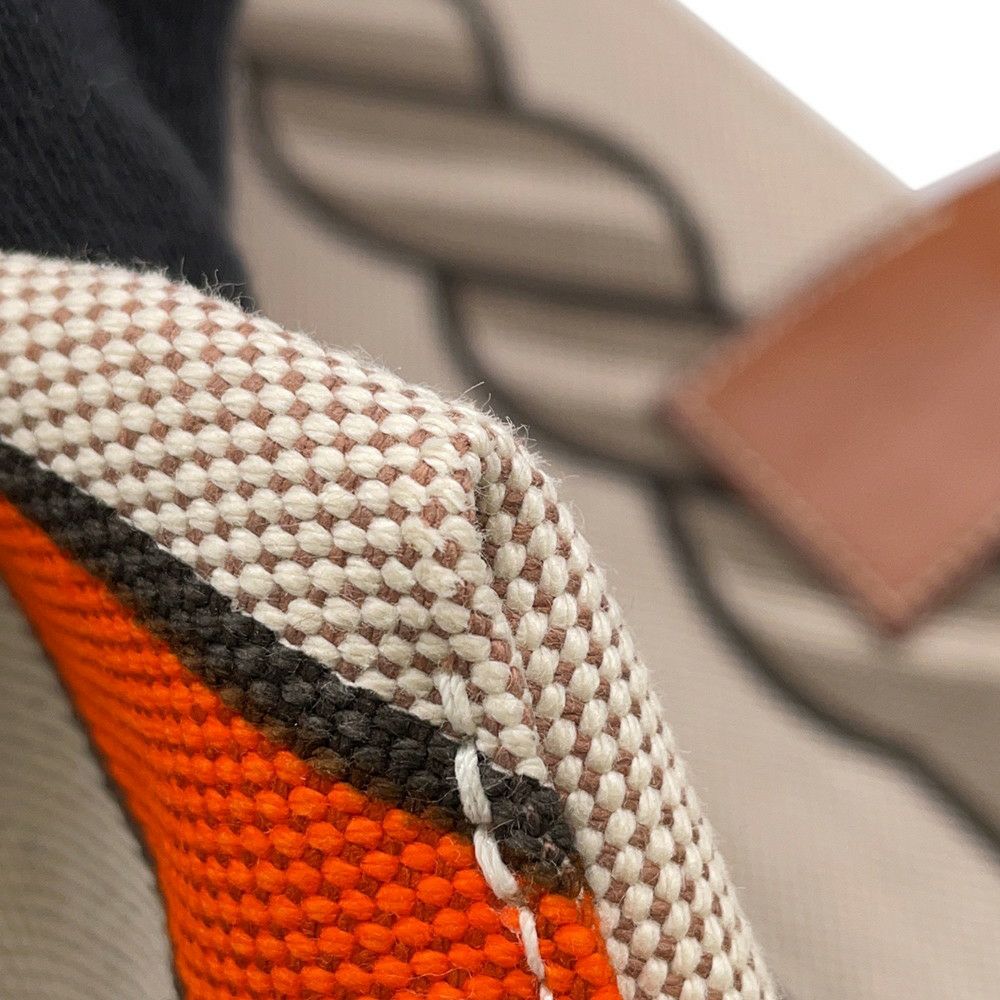 エルメス トートバッグ スティープル ラージトート ベージュ/フォーブ トワルアッシュ/バレニア □P刻印