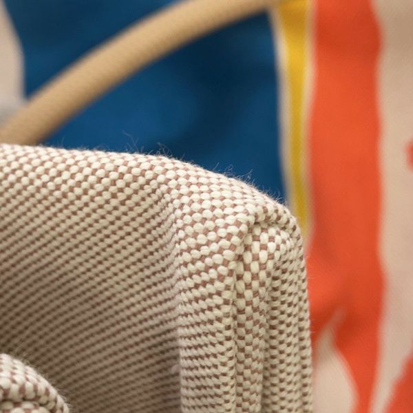 エルメス トートバッグ エスカル・ア・ラ・プラージュ プリント アシエ/シルバー金具 トワルアッシュ HERMES ビーチバッグ