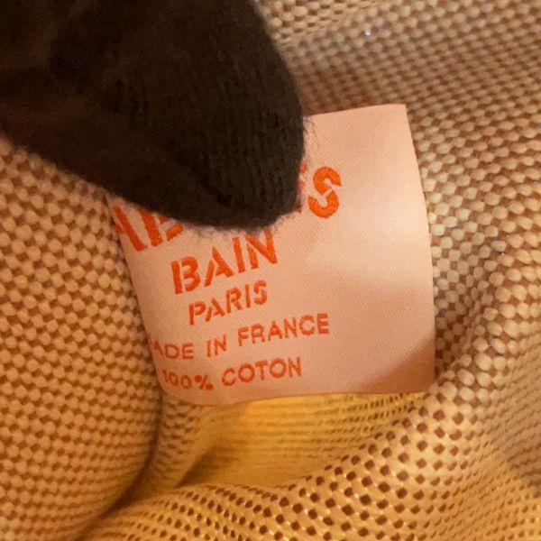 エルメス トートバッグ エスカル・ア・ラ・プラージュ プリント アシエ/シルバー金具 トワルアッシュ HERMES ビーチバッグ