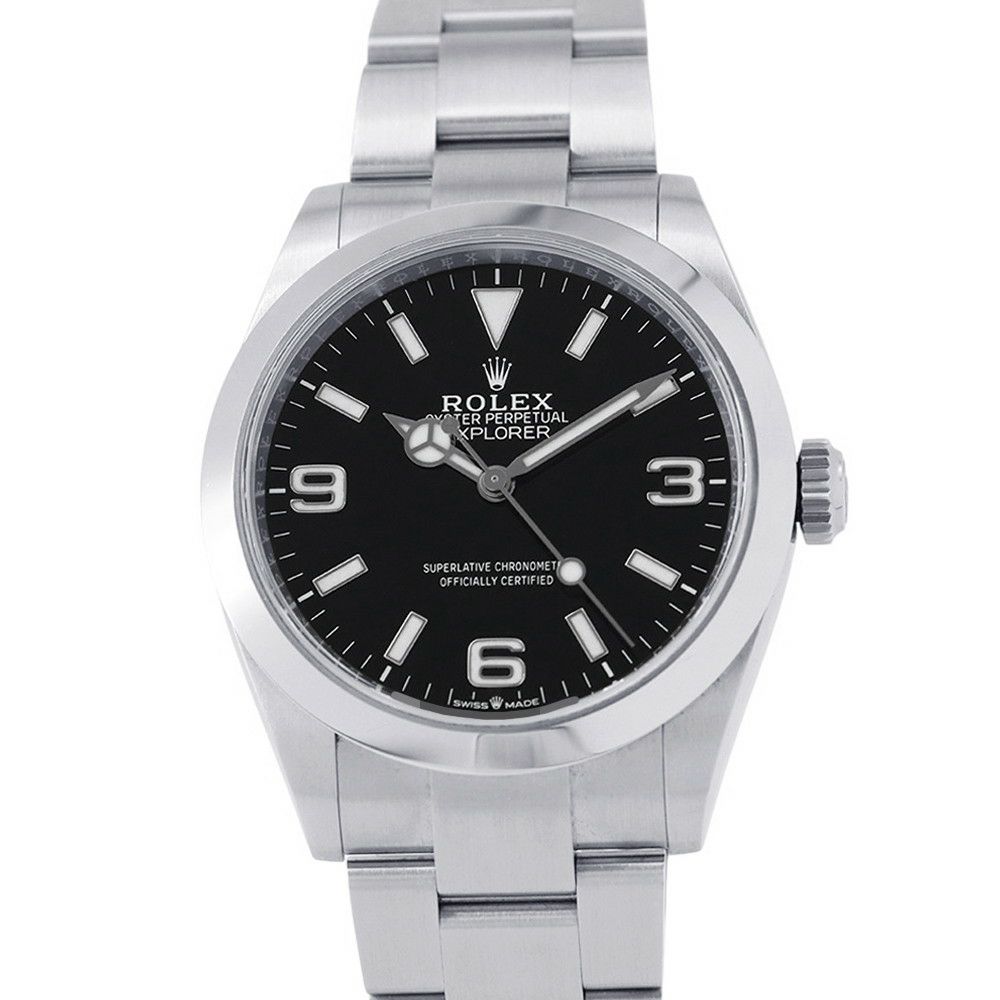 ロレックス エクスプローラー 40 ランダムシリアル ルーレット 224270 ROLEX 腕時計 黒文字盤