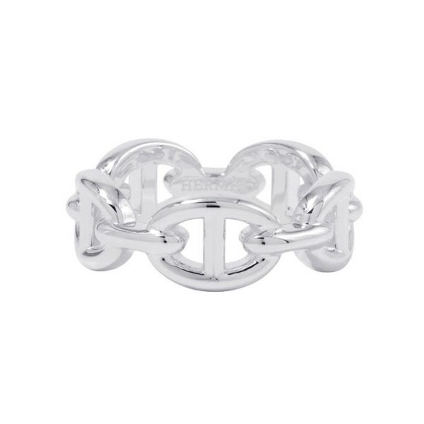 エルメス リング シェーヌダンクル アンシェネPM Enchainee SV925シルバー リングサイズ51 HERMES ジュエリー