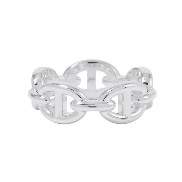 エルメス リング シェーヌダンクル アンシェネPM Enchainee SV925シルバー リングサイズ51 HERMES ジュエリー