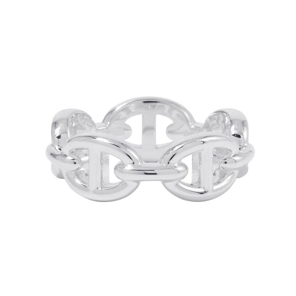 エルメス リング シェーヌダンクル アンシェネPM Enchainee SV925シルバー リングサイズ51 HERMES ジュエリー