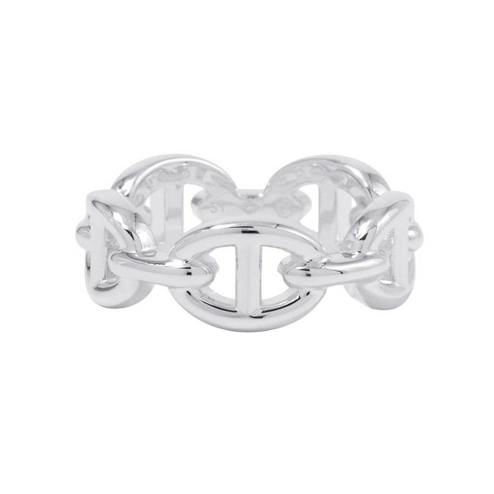 エルメス リング シェーヌダンクル アンシェネPM Enchainee SV925シルバー リングサイズ51 HERMES ジュエリー