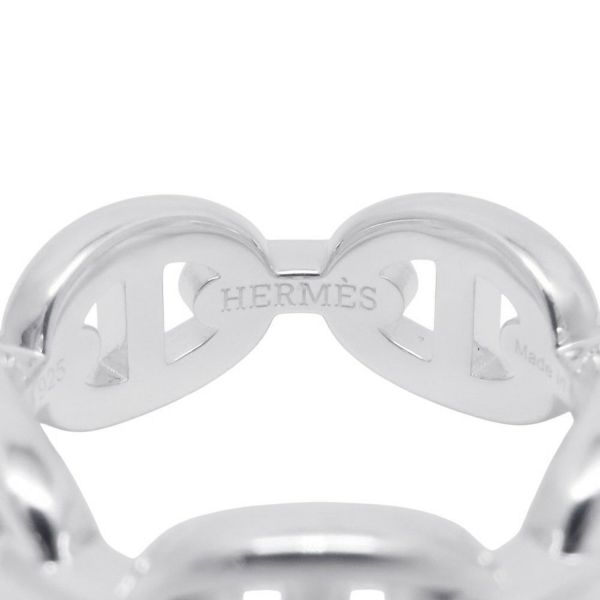 エルメス リング シェーヌダンクル アンシェネPM Enchainee SV925シルバー リングサイズ51 HERMES ジュエリー