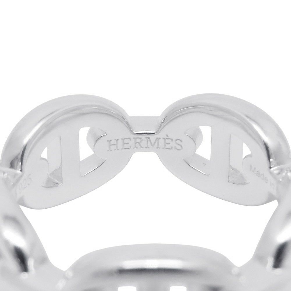 エルメス リング シェーヌダンクル アンシェネPM Enchainee SV925シルバー リングサイズ51 HERMES ジュエリー