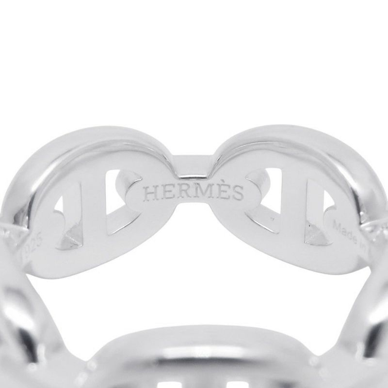 エルメス リング シェーヌダンクル アンシェネPM Enchainee SV925シルバー リングサイズ51 HERMES ジュエリー