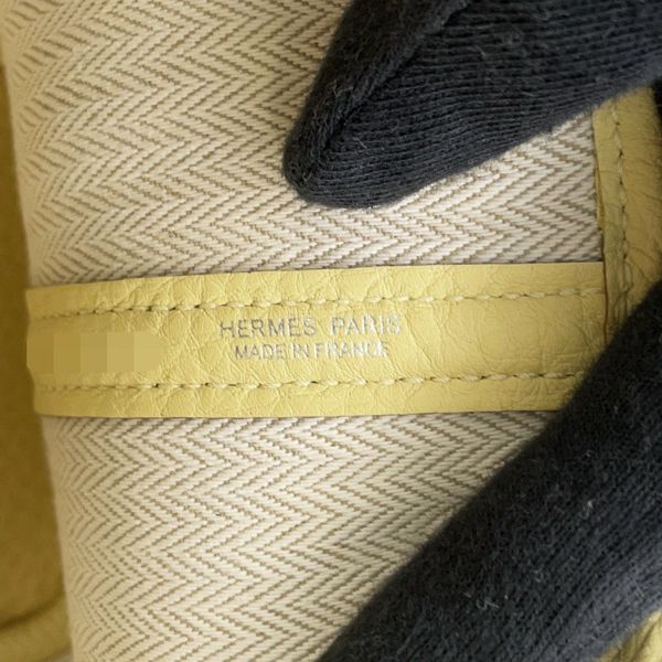 エルメス トートバッグ ネオ・ガーデン 23 ガーデンパーティ リモンチェッロ/シルバー金具 ネゴンダ K刻印