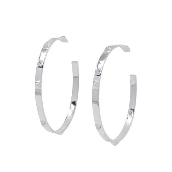 エルメス ピアス クレオール ミニクルー SV925シルバー HERMES ジュエリー