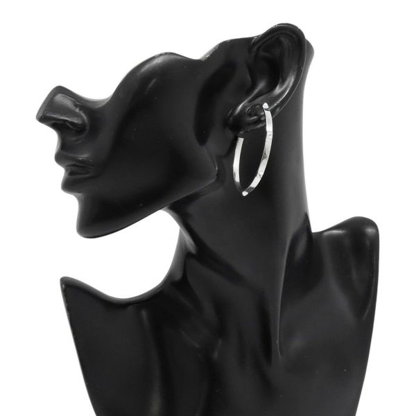 エルメス ピアス クレオール ミニクルー SV925シルバー HERMES ジュエリー