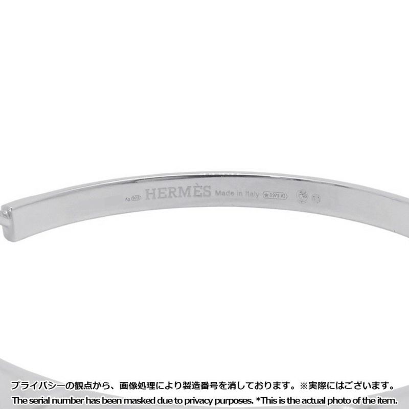 エルメス ピアス クレオール ミニクルー SV925シルバー HERMES ジュエリー