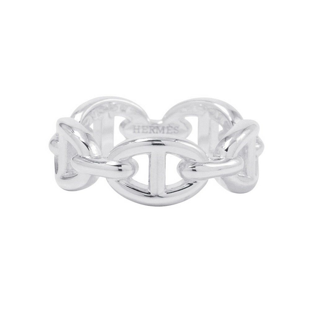 エルメス リング シェーヌダンクル アンシェネPM Enchainee SV925シルバー リングサイズ52 HERMES ジュエリー
