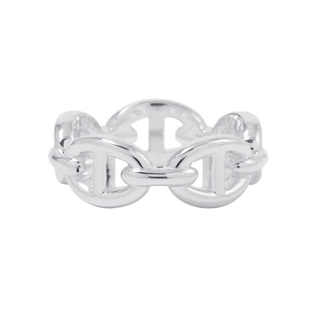 エルメス リング シェーヌダンクル アンシェネPM Enchainee SV925シルバー リングサイズ52 HERMES ジュエリー