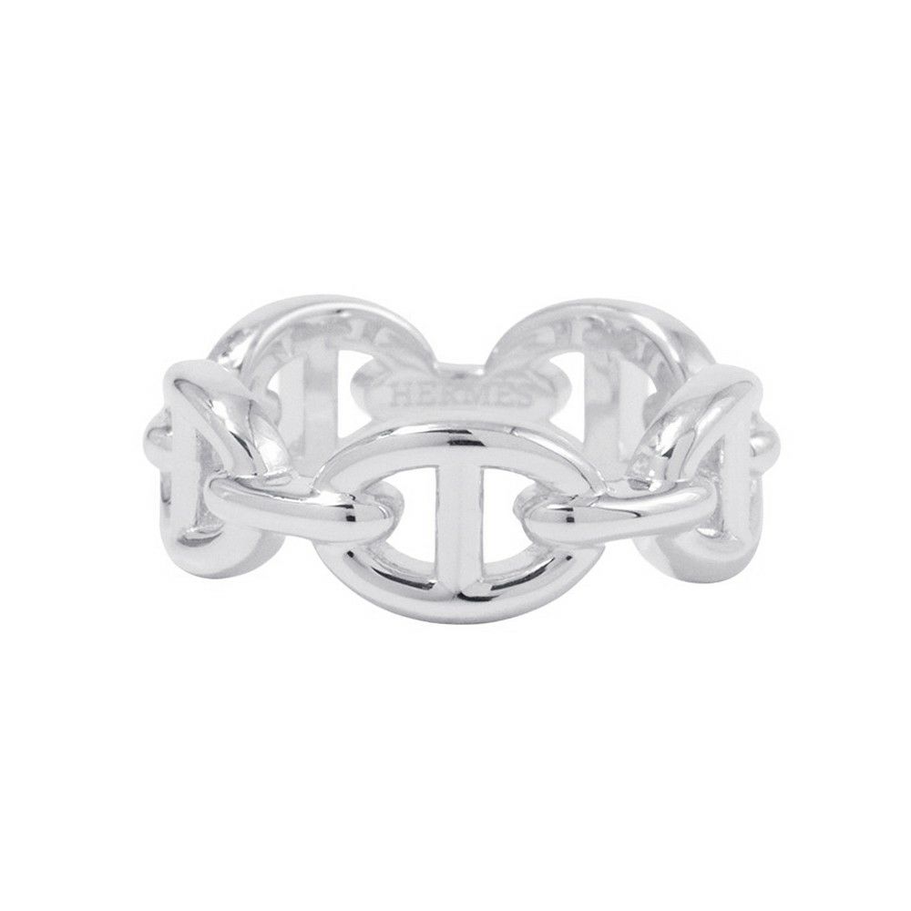 エルメス リング シェーヌダンクル アンシェネPM Enchainee SV925シルバー リングサイズ51 HERMES ジュエリー