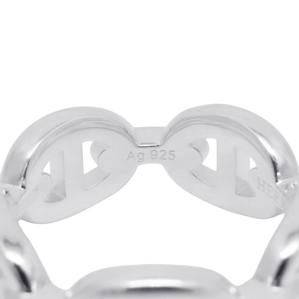 エルメス リング シェーヌダンクル アンシェネPM Enchainee SV925シルバー リングサイズ51 HERMES ジュエリー