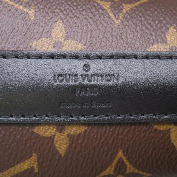 ルイヴィトン トートバッグ モノグラム・マカサー ウィークエンド M45734 2wayショルダーバッグ LOUIS VUITTON ブラック 黒