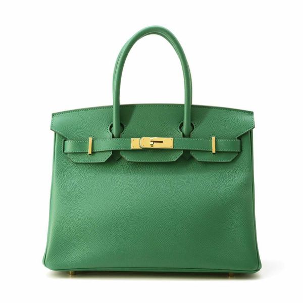 エルメス バーキン30 カクタス/ゴールド金具 エプソン C刻印 HERMES Birkin ハンドバッグ