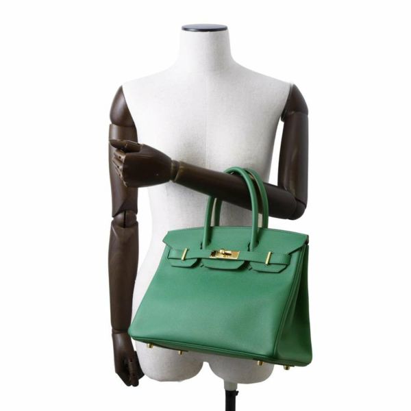 エルメス バーキン30 カクタス/ゴールド金具 エプソン C刻印 HERMES Birkin ハンドバッグ