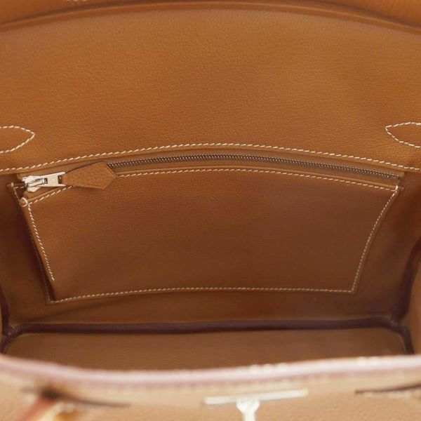 エルメス バーキン30 ゴールド/シルバー金具 トゴ B刻印 HERMES Birkin ハンドバッグ