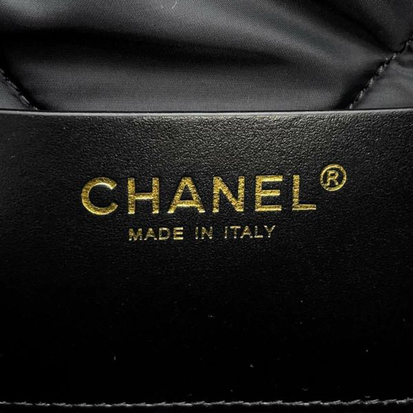 シャネル ハンドバッグ ラージ ボーリングバッグ ナイロン AS4696 CHANEL 2wayショルダーバッグ 黒 白