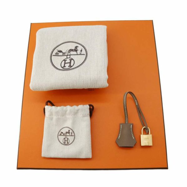 エルメス バーキン25 エトゥープ/ゴールド金具 トゴ W刻印 HERMES Birkin ハンドバッグ