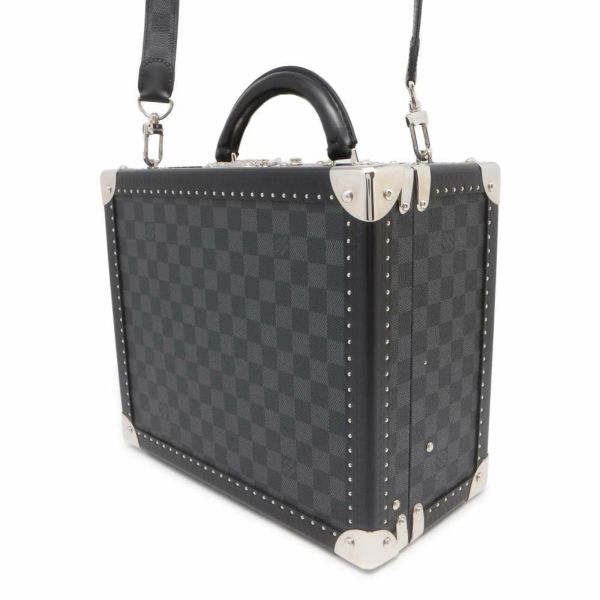 ルイヴィトン トランク ダミエ・グラフィット コトヴィル32 LOUIS VUITTON メイクボックス 黒 ブラック