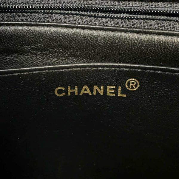 シャネル チェーンショルダーバッグ マトラッセ25 ココマーク ダイアナ キャビアスキン A01165 CHANEL 黒