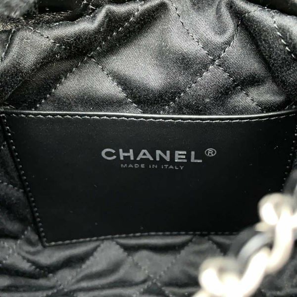 シャネル ハンドバッグ CHANEL 22 ミニ ココマーク カーフレザー AS3980 CHANEL 2wayショルダーバッグ 黒