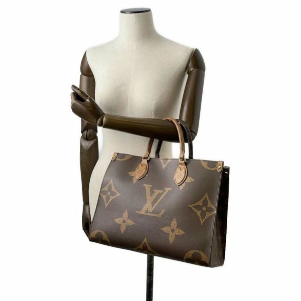 ルイヴィトン トートバッグ モノグラム・リバース ジャイアント オンザゴーMM M45321 LOUIS VUITTON ハンドバッグ