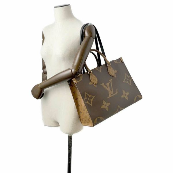 ルイヴィトン トートバッグ モノグラム・リバース ジャイアント オンザゴーMM M45321 LOUIS VUITTON ハンドバッグ