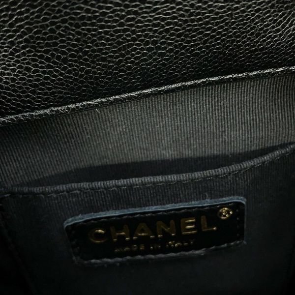 シャネル リュック マトラッセ ココマーク マルチポケット キャビアスキン AS4399 バックパック バッグ 黒