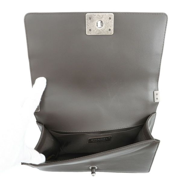 シャネル チェーンショルダーバッグ ココマーク マトラッセ ボーイシャネル トップハンドル A94804 CHANEL